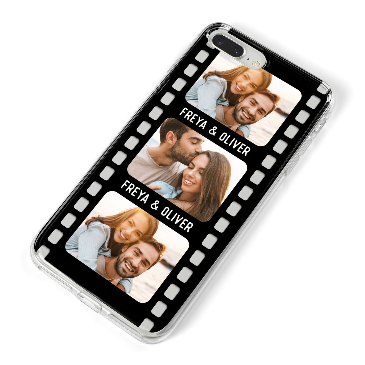 Photo Film Personalised iPhone 8 Plus Bumper Case on Silver iPhone Alternative Image