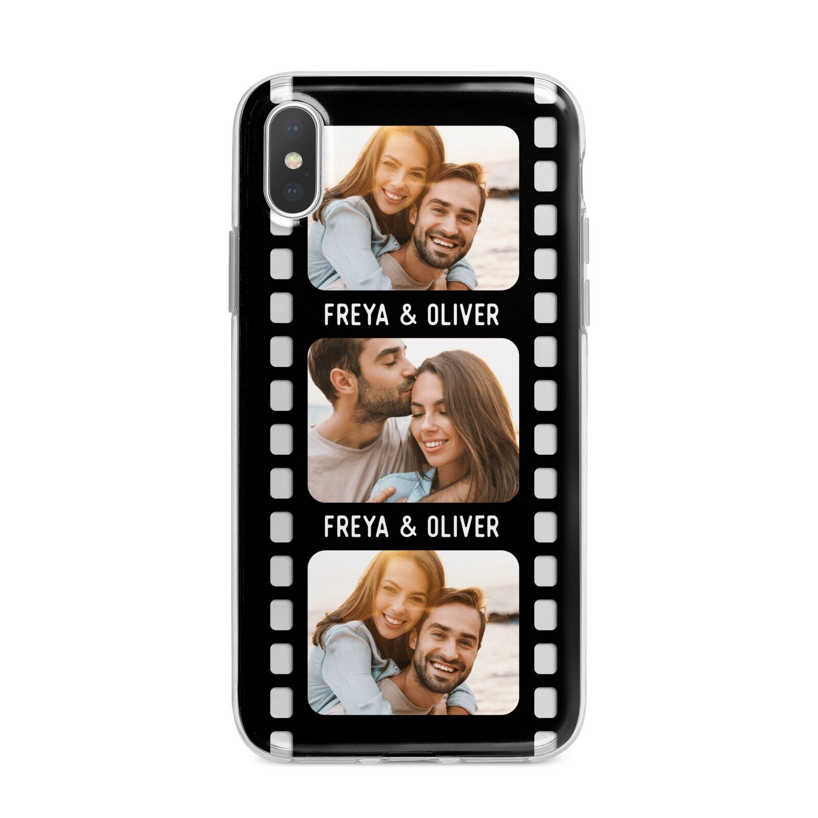 Photo Film Personalised iPhone X Bumper Case on Silver iPhone Alternative Image 1