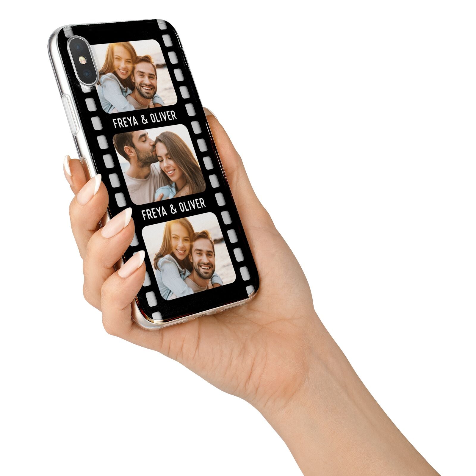 Photo Film Personalised iPhone X Bumper Case on Silver iPhone Alternative Image 2
