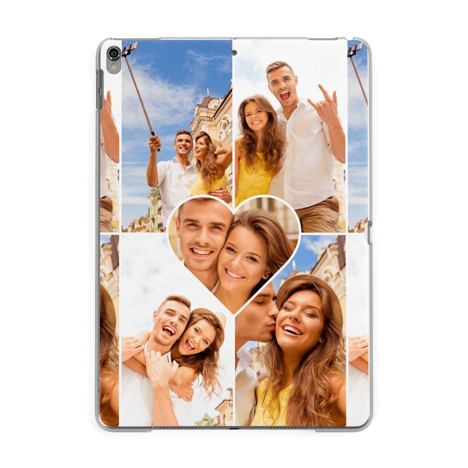 Photo Heart Apple iPad Grey Case