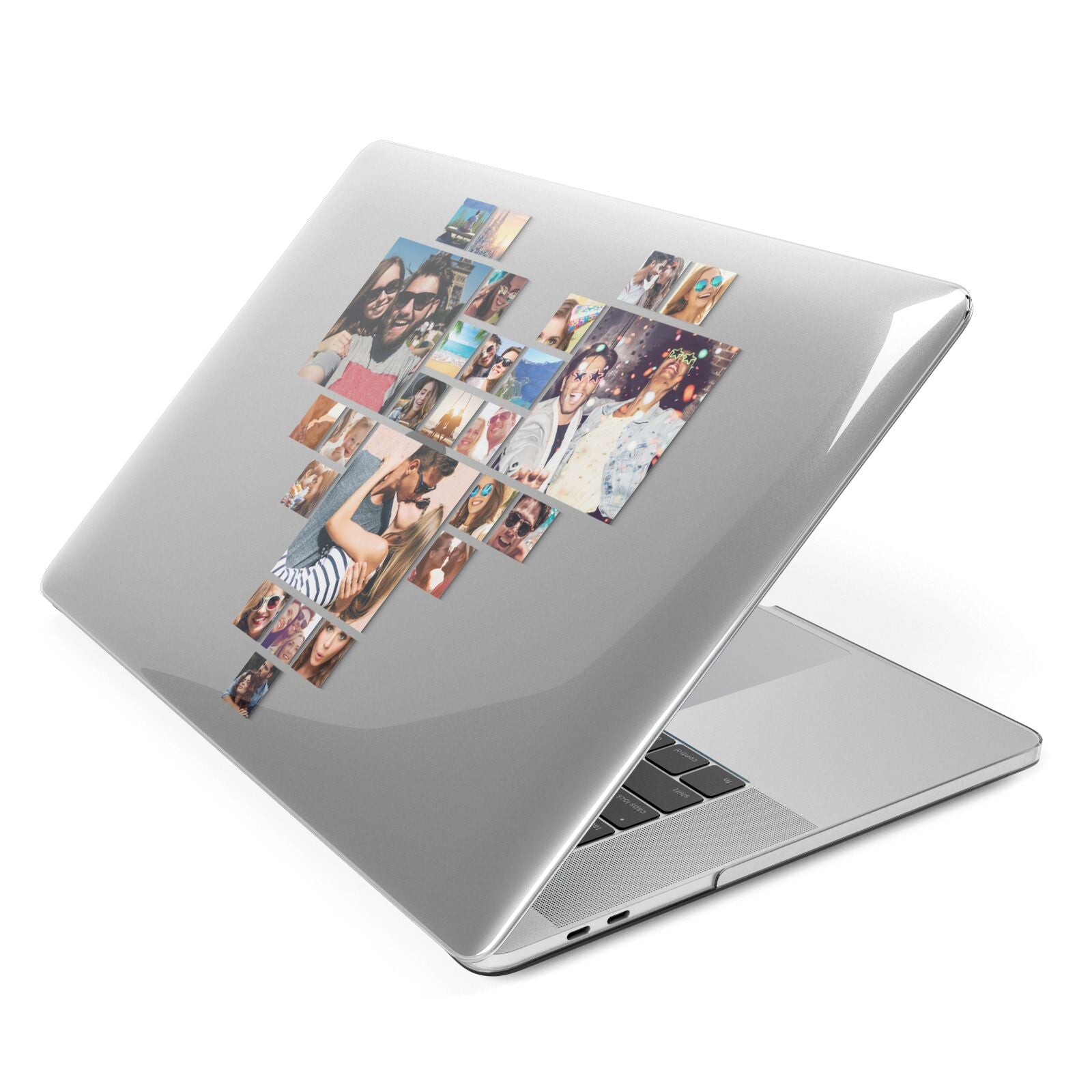 Photo Heart Collage Apple MacBook Case Side View