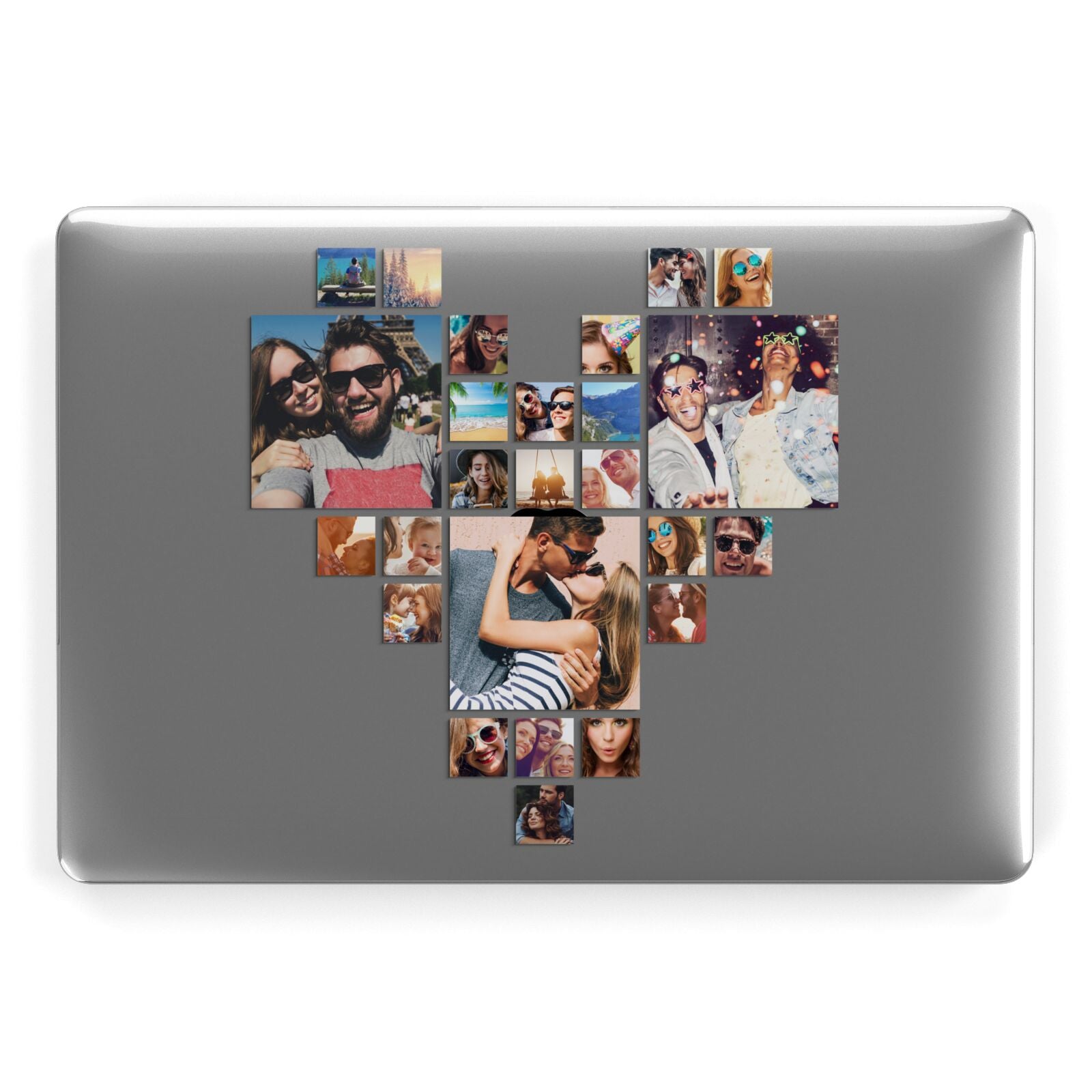 Photo Heart Collage Apple MacBook Case