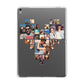 Photo Heart Collage Apple iPad Grey Case