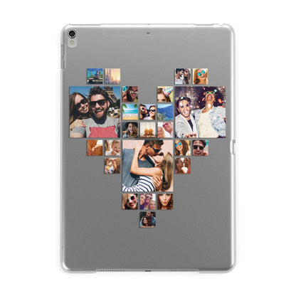 Photo Heart Collage Apple iPad Silver Case
