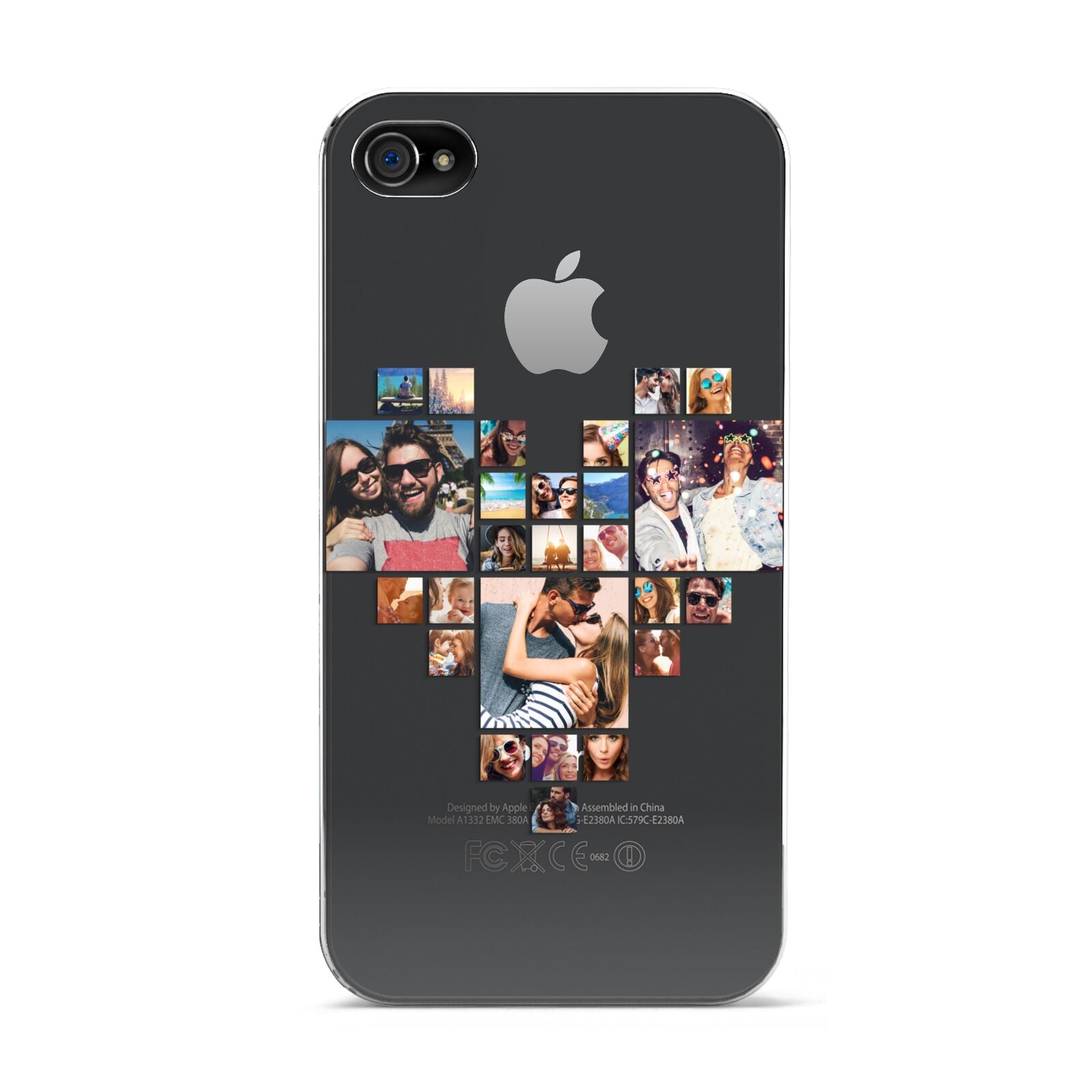 Photo Heart Collage Apple iPhone 4s Case