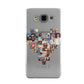 Photo Heart Collage Samsung Galaxy A3 Case