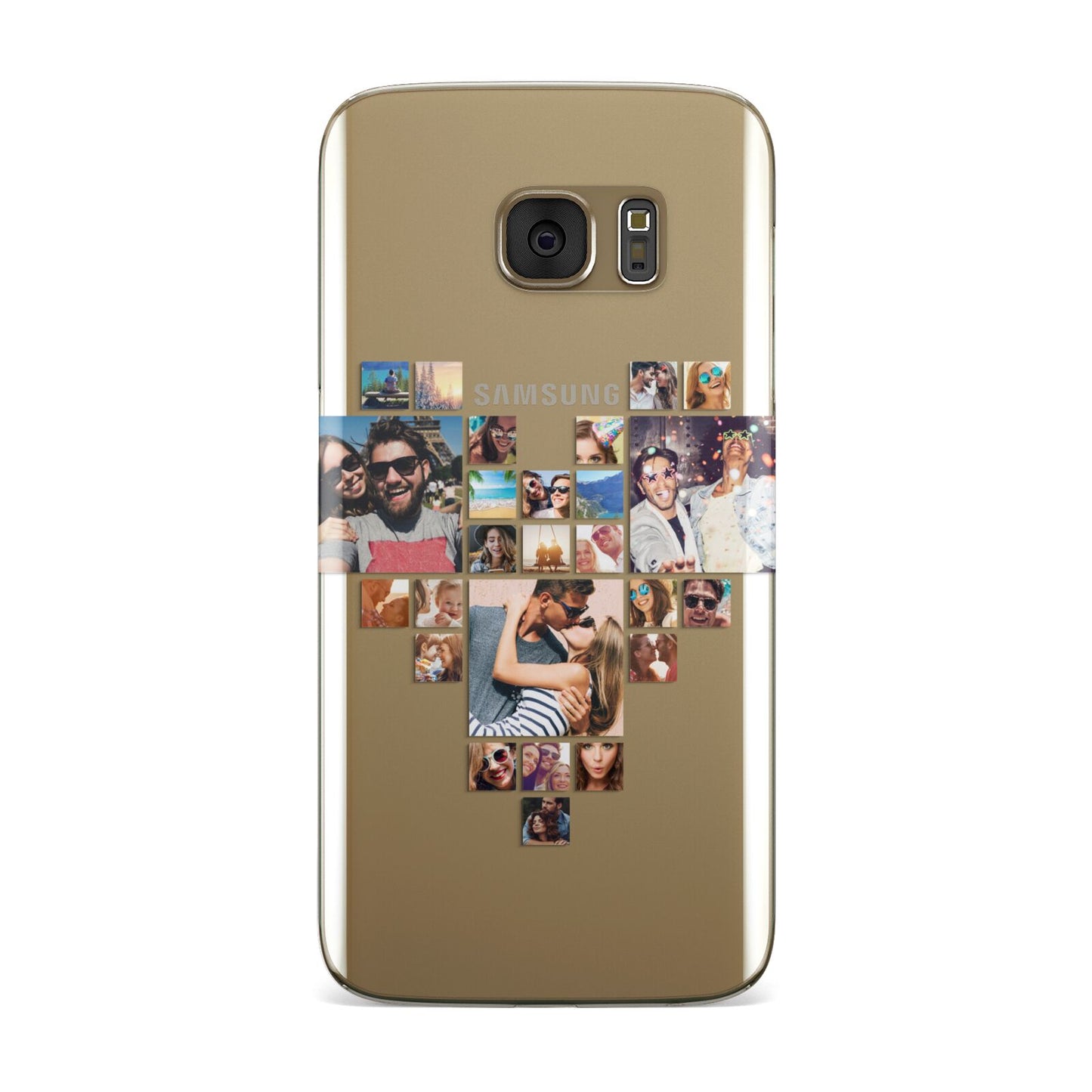 Photo Heart Collage Samsung Galaxy Case