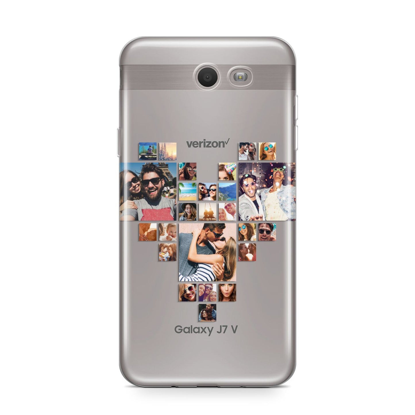 Photo Heart Collage Samsung Galaxy J7 2017 Case