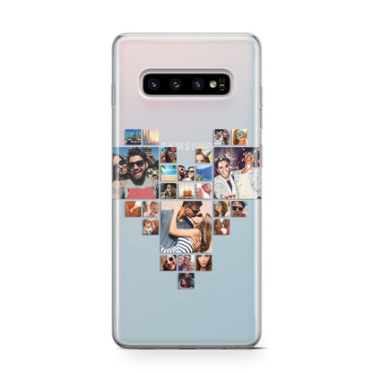 Photo Heart Collage Samsung Galaxy S10 Case