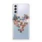 Photo Heart Collage Samsung S21 Plus Phone Case