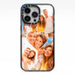 Photo Heart iPhone 13 Pro Black Impact Case on Silver phone