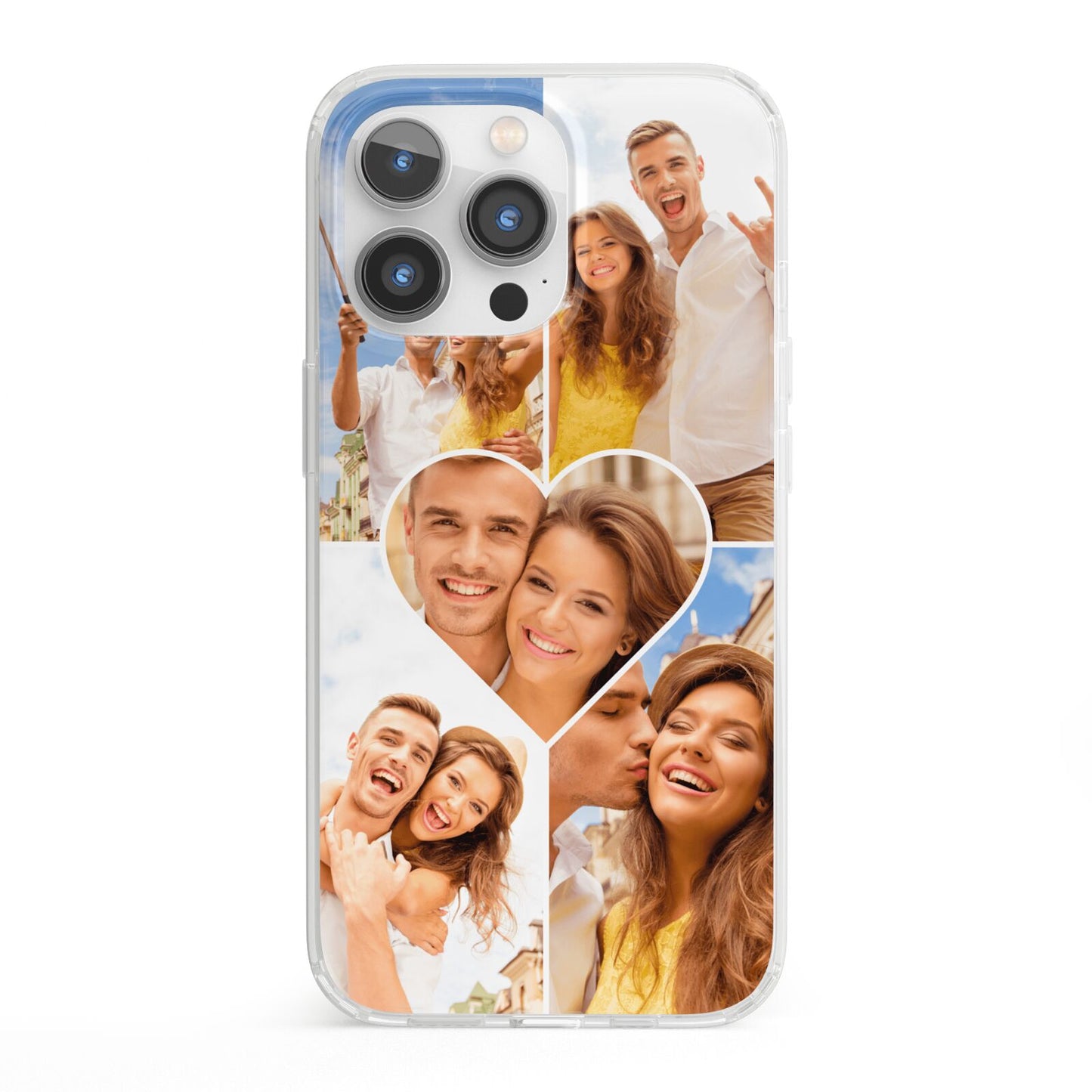 Photo Heart iPhone 13 Pro Clear Bumper Case