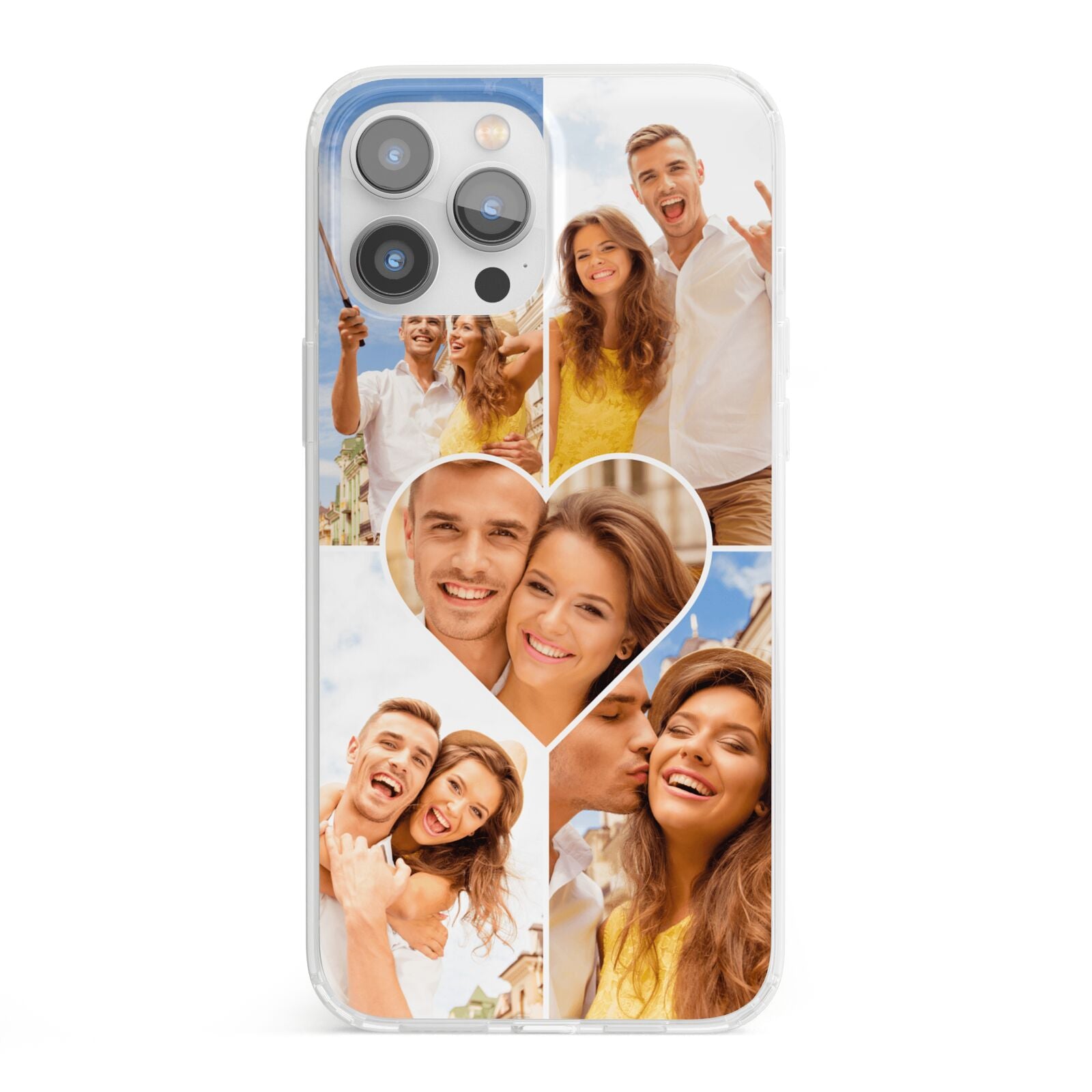 Photo Heart iPhone 13 Pro Max Clear Bumper Case