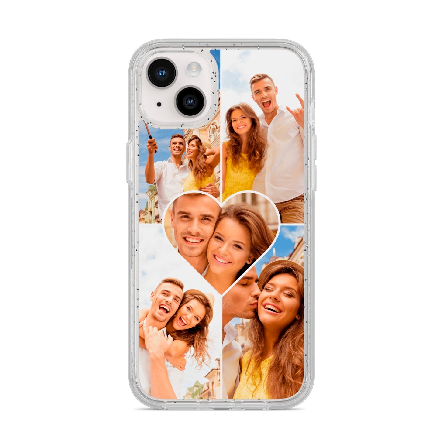 Photo Heart iPhone 14 Plus Glitter Tough Case Starlight