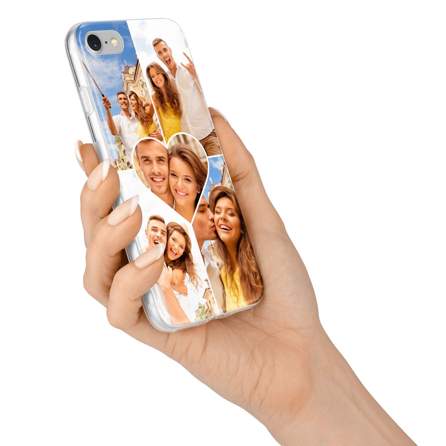 Photo Heart iPhone 7 Bumper Case on Silver iPhone Alternative Image