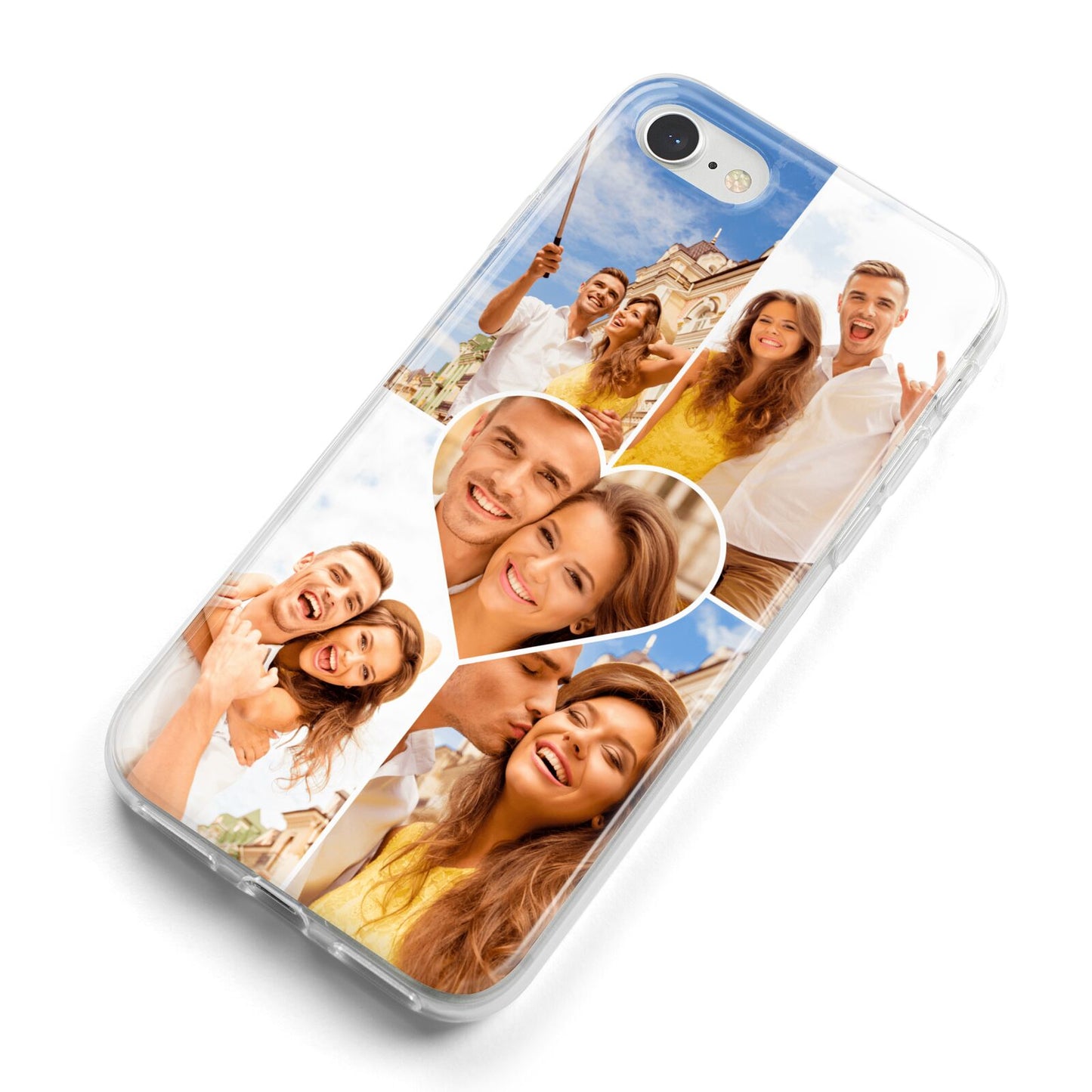 Photo Heart iPhone 8 Bumper Case on Silver iPhone Alternative Image