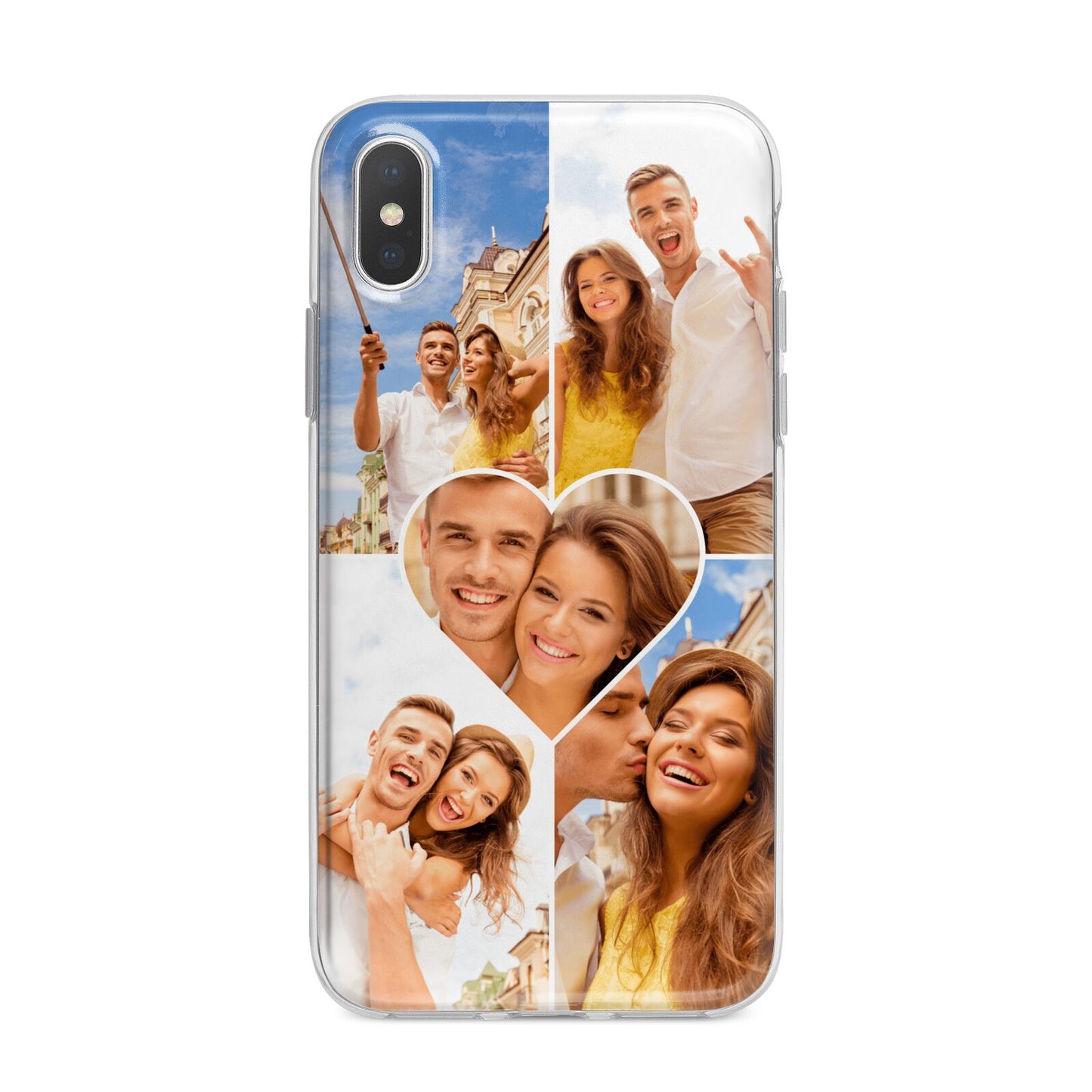 Photo Heart iPhone X Bumper Case on Silver iPhone Alternative Image 1