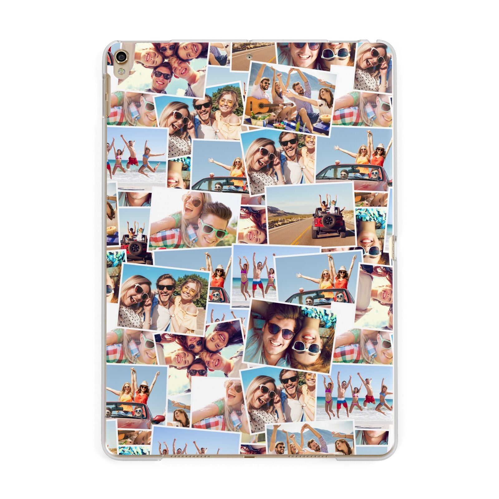 Photo Montage Apple iPad Gold Case