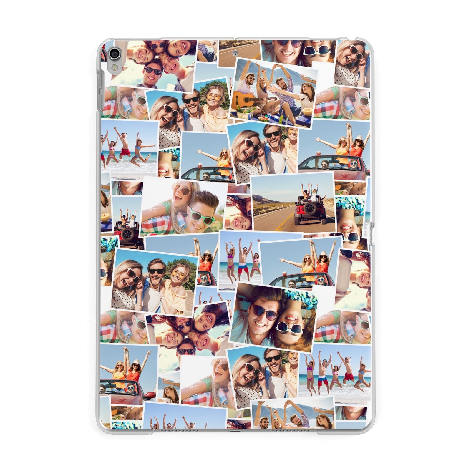 Photo Montage Apple iPad Silver Case