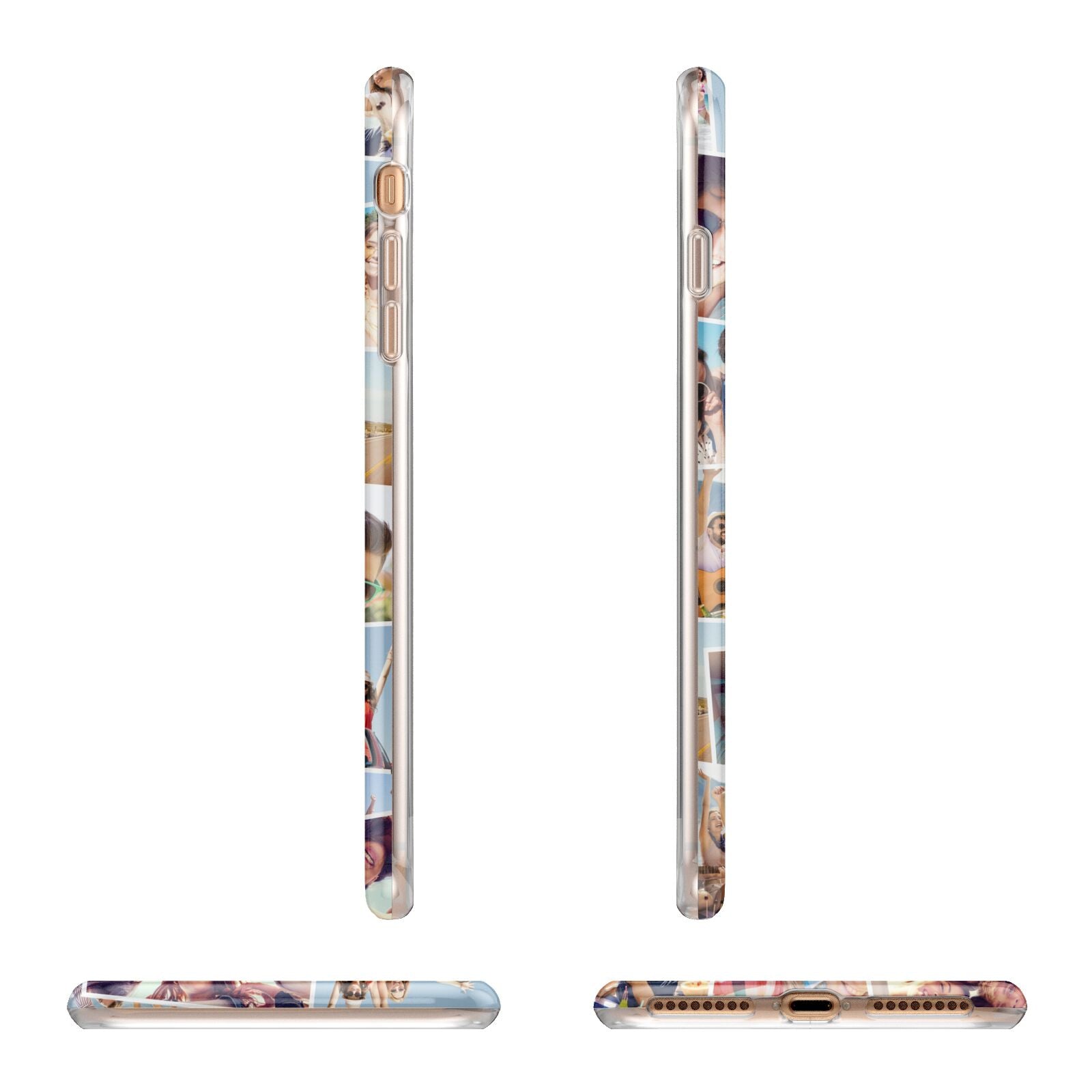 Photo Montage Apple iPhone 7 8 Plus 3D Wrap Tough Case Alternative Image Angles