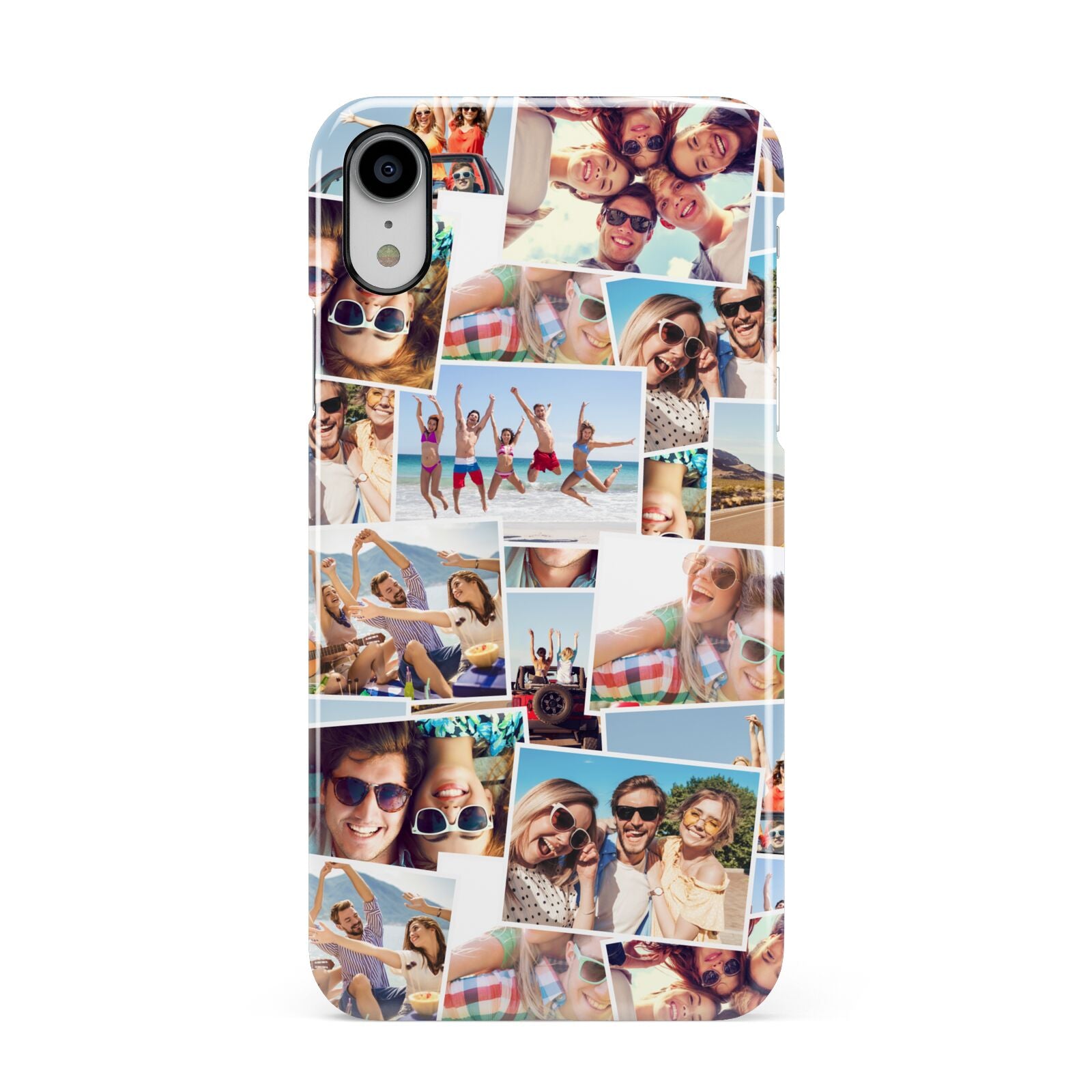 Photo Montage Apple iPhone XR White 3D Snap Case