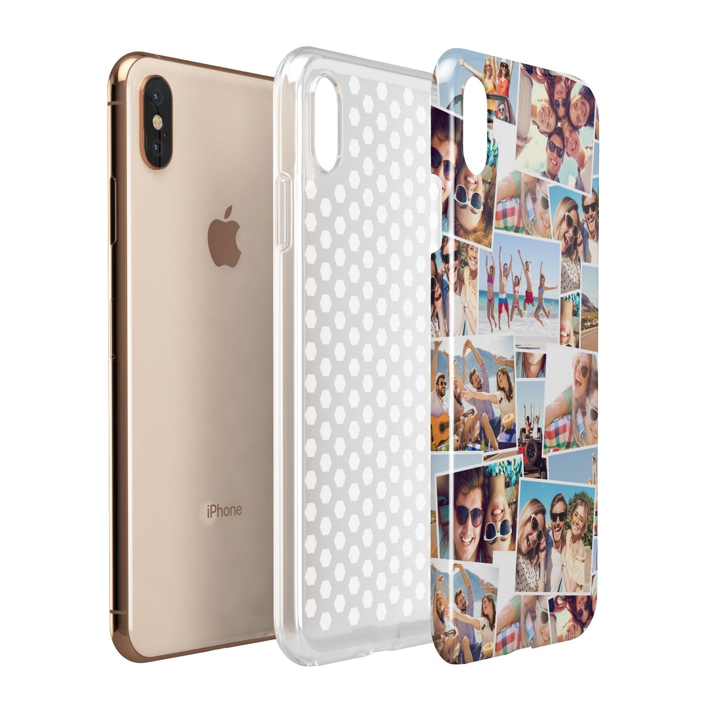 Photo Montage Apple iPhone Xs Max 3D Tough Case Expanded View