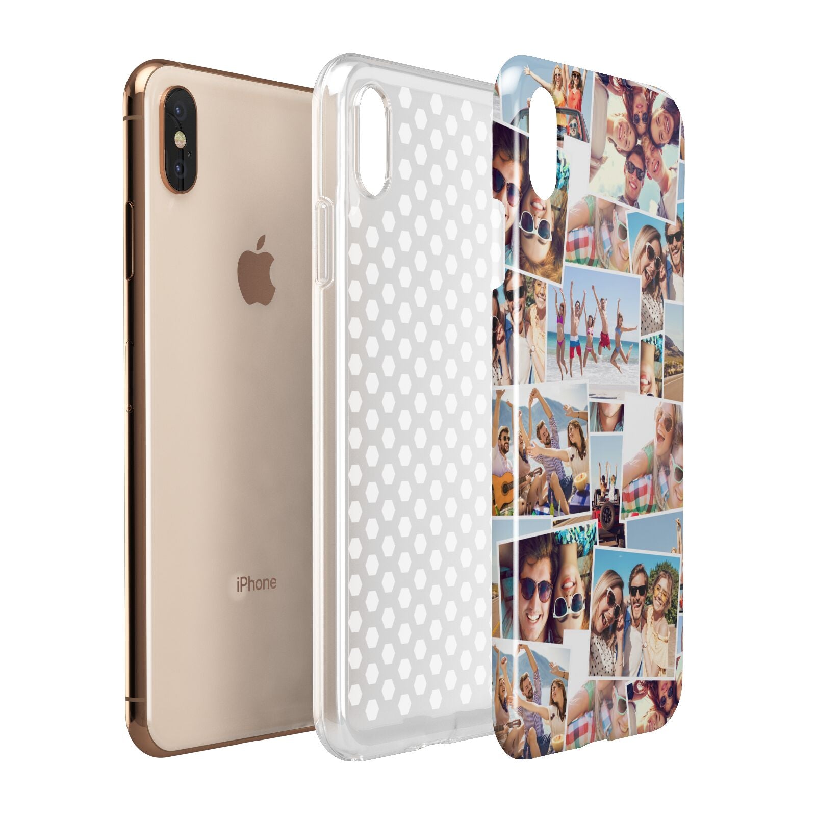 Photo Montage Apple iPhone Xs Max 3D Tough Case Expanded View