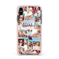 Photo Montage Apple iPhone Xs Max Impact Case Pink Edge on Black Phone