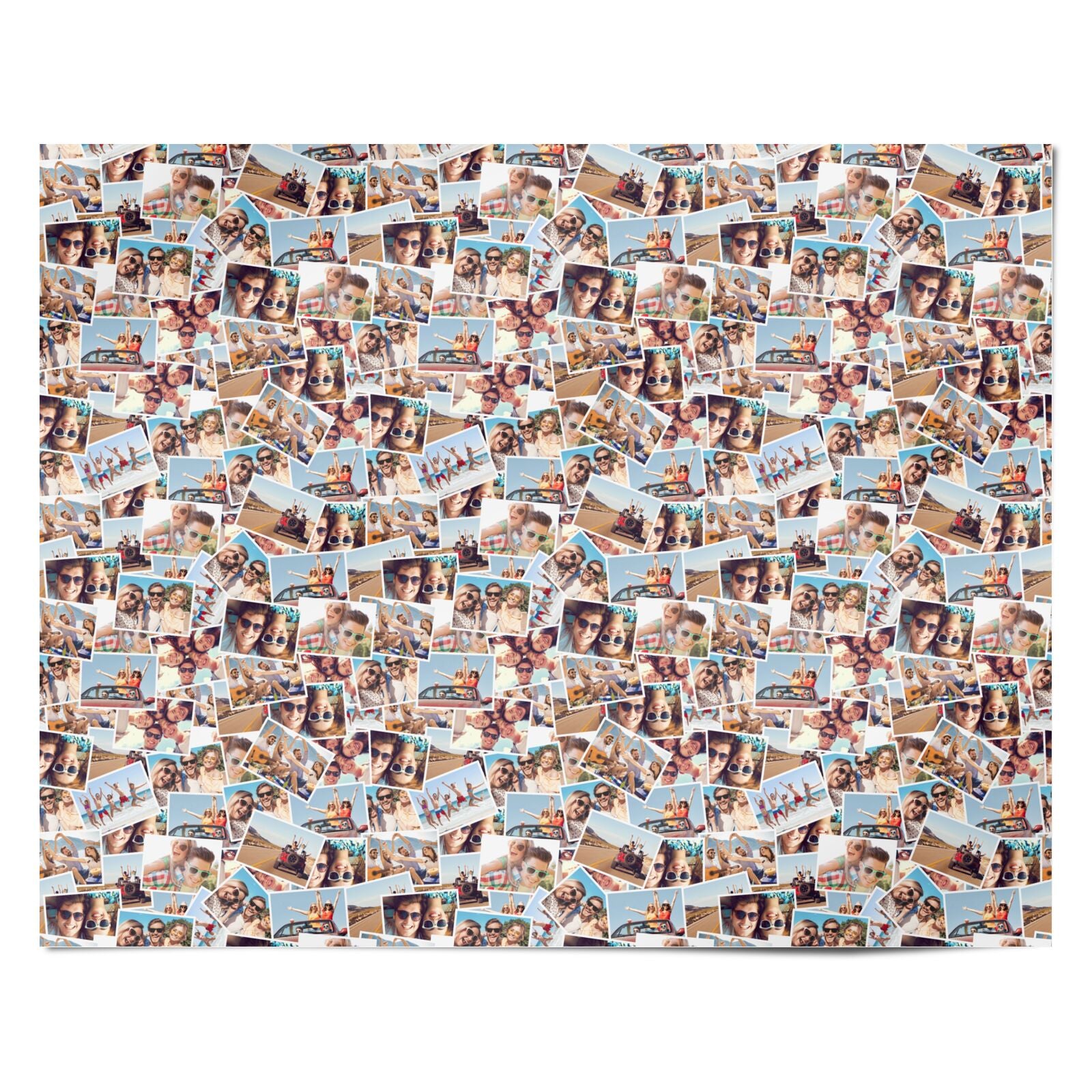Photo Montage Personalised Wrapping Paper Alternative