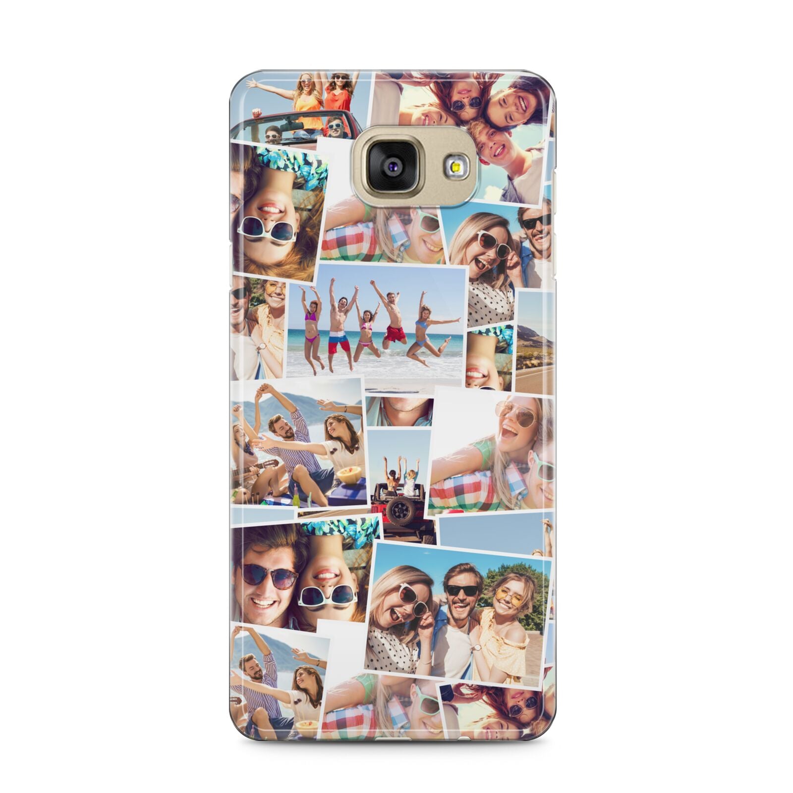 Photo Montage Samsung Galaxy A5 2016 Case on gold phone