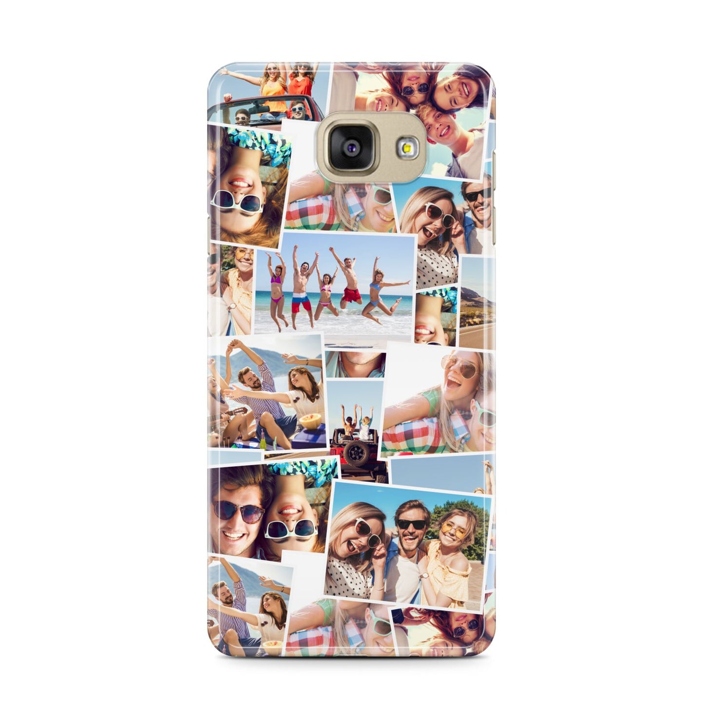Photo Montage Samsung Galaxy A7 2016 Case on gold phone