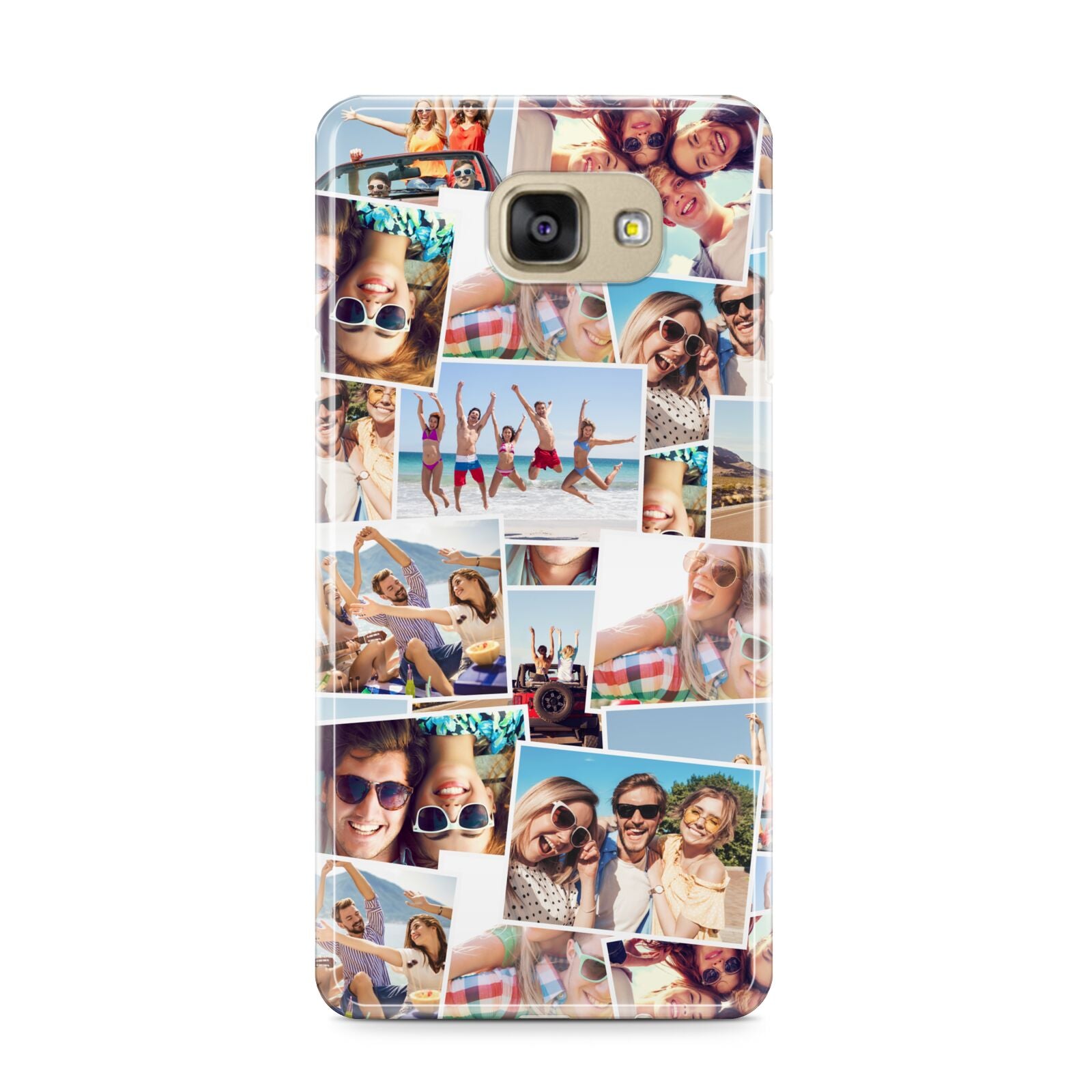 Photo Montage Samsung Galaxy A9 2016 Case on gold phone