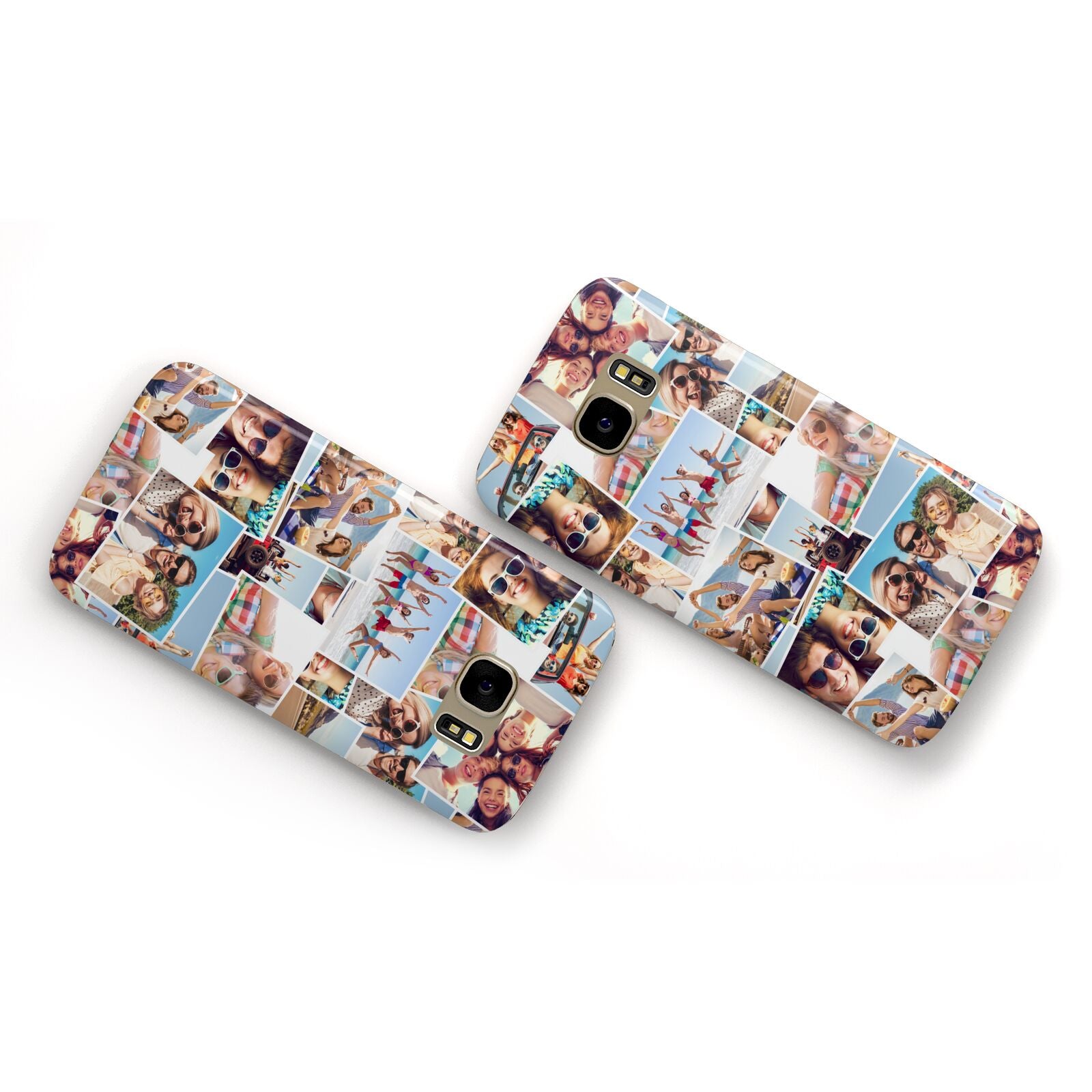 Photo Montage Samsung Galaxy Case Flat Overview