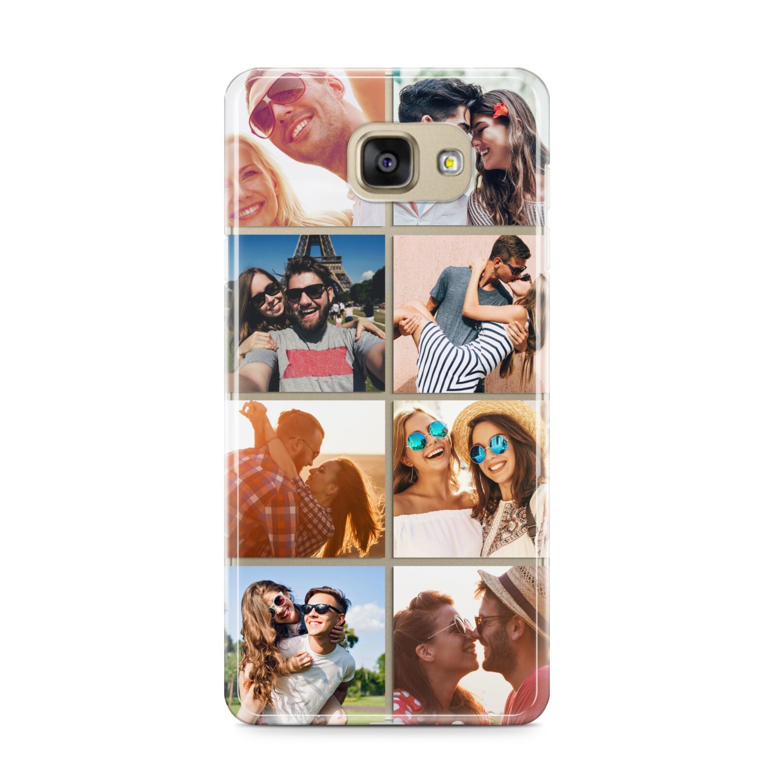 Photo Montage Upload Samsung Galaxy A9 2016 Case on gold phone