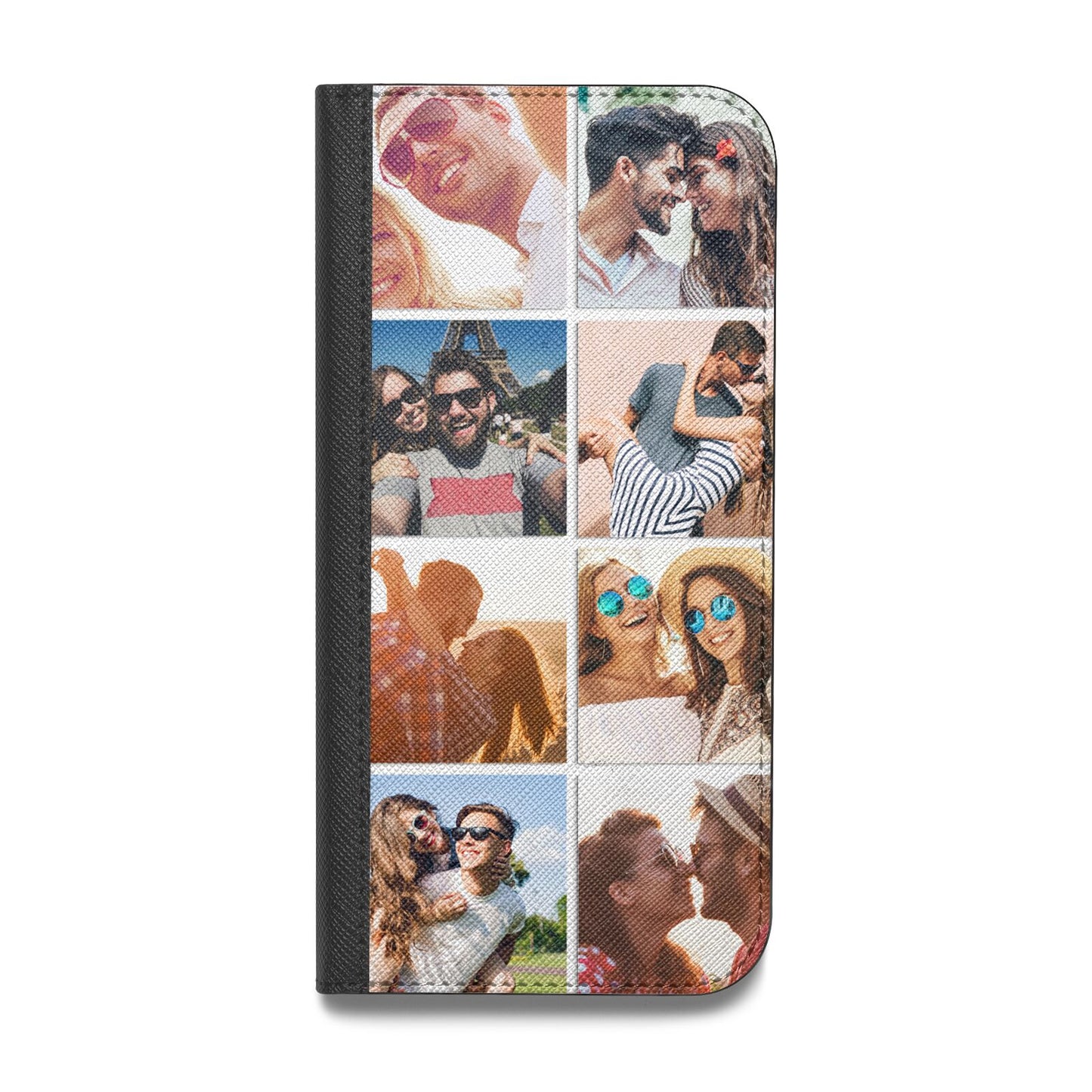 Photo Montage Upload Vegan Leather Flip Samsung Case