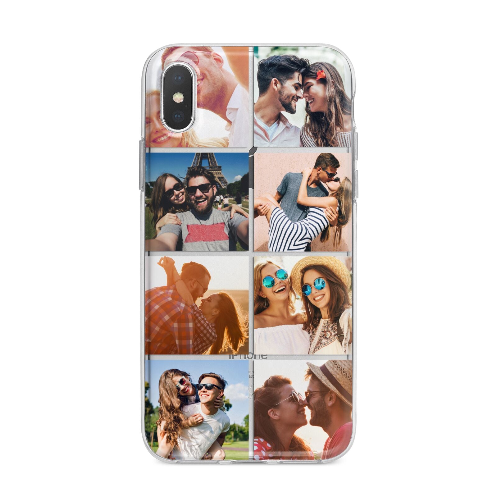 Photo Montage Upload iPhone X Bumper Case on Silver iPhone Alternative Image 1