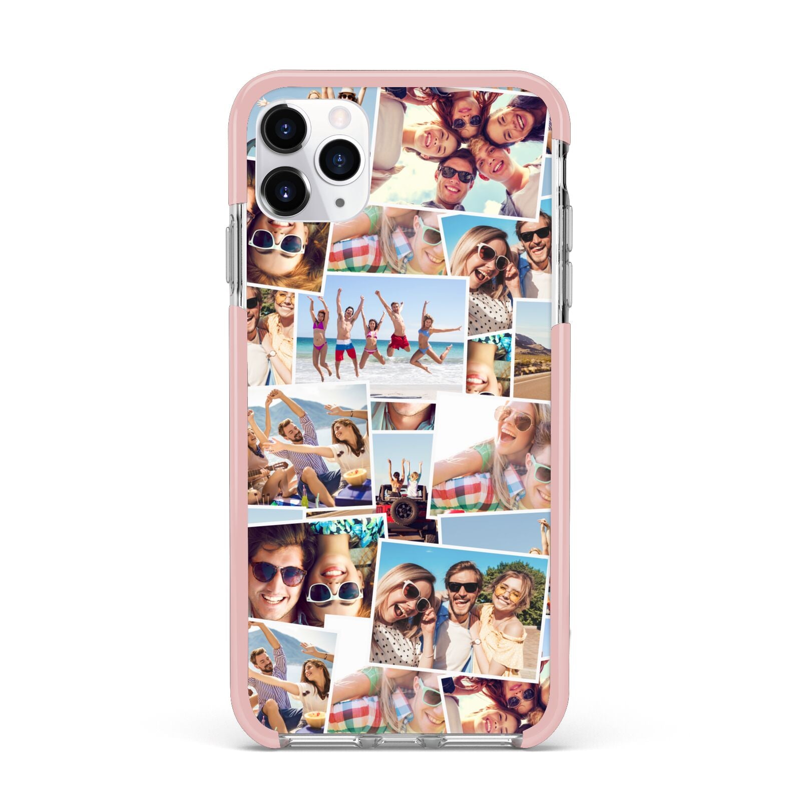 Photo Montage iPhone 11 Pro Max Impact Pink Edge Case