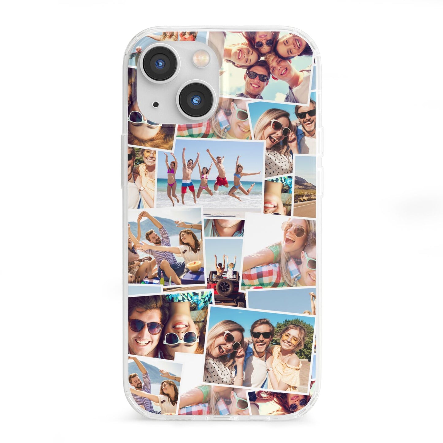 Photo Montage iPhone 13 Mini Clear Bumper Case