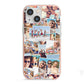 Photo Montage iPhone 13 Mini TPU Impact Case with Pink Edges