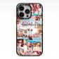 Photo Montage iPhone 13 Pro Black Impact Case on Silver phone