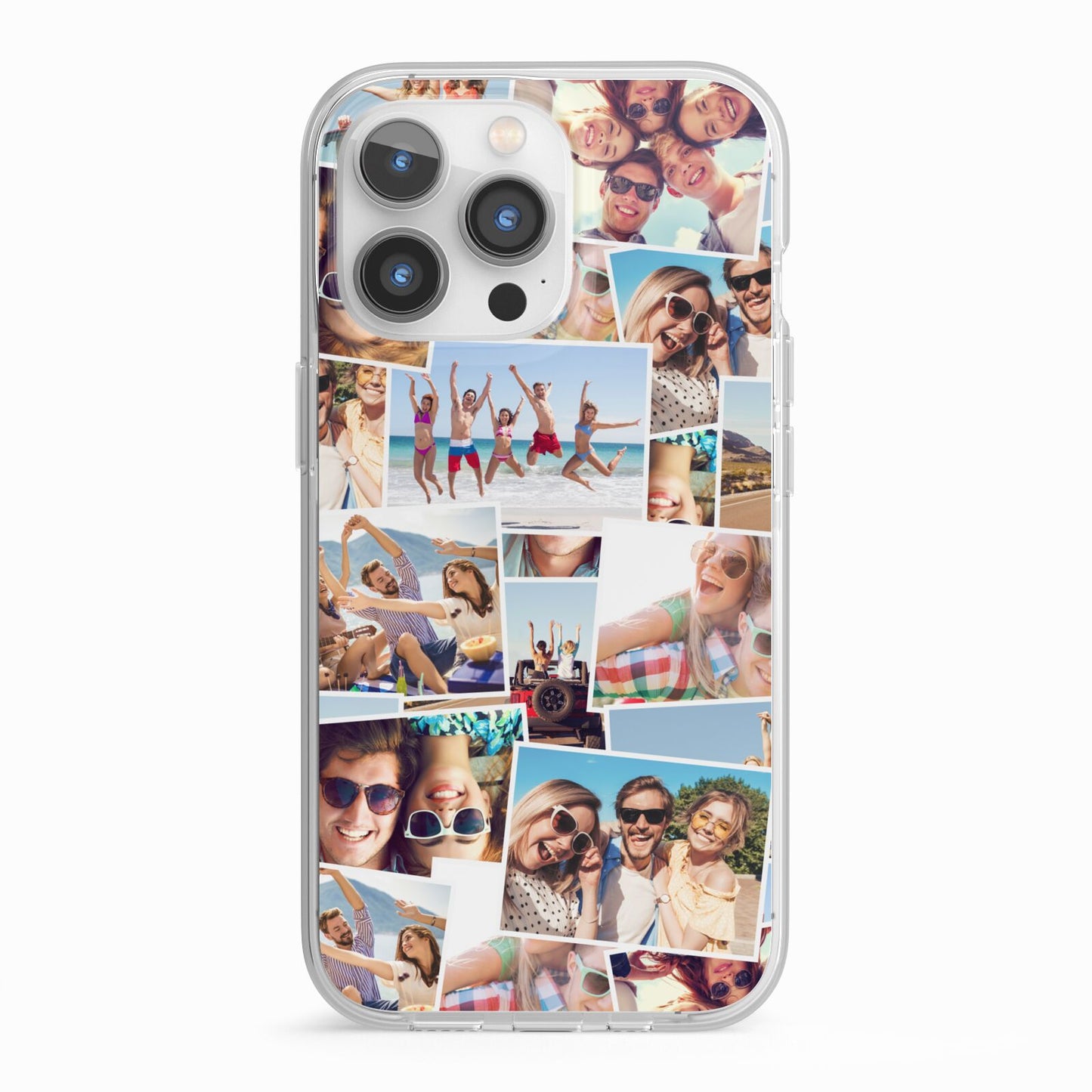 Photo Montage iPhone 13 Pro TPU Impact Case with White Edges