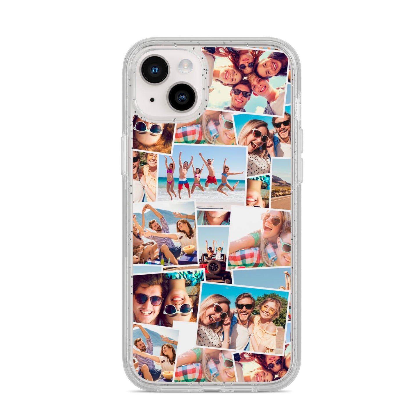 Photo Montage iPhone 14 Plus Glitter Tough Case Starlight