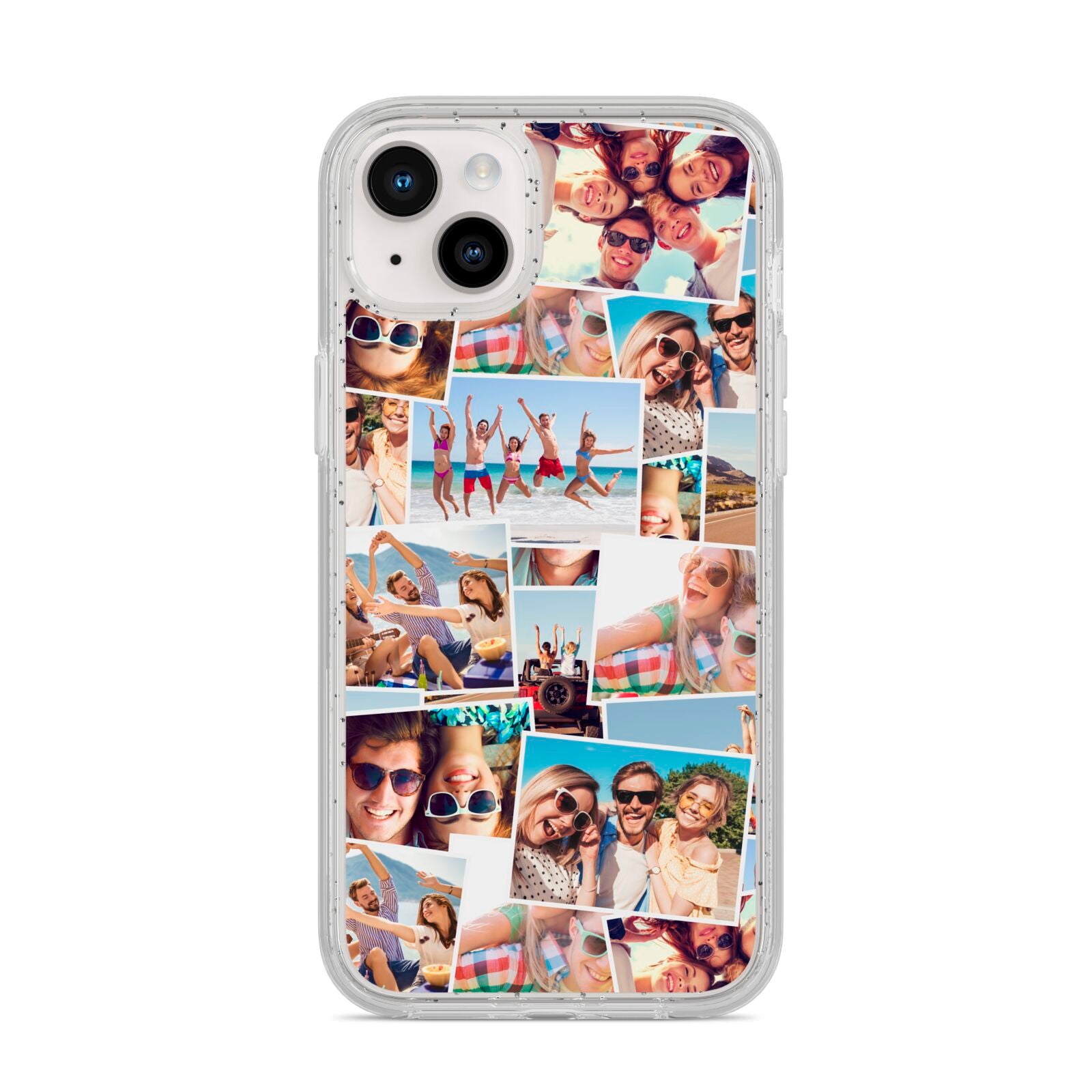 Photo Montage iPhone 14 Plus Glitter Tough Case Starlight