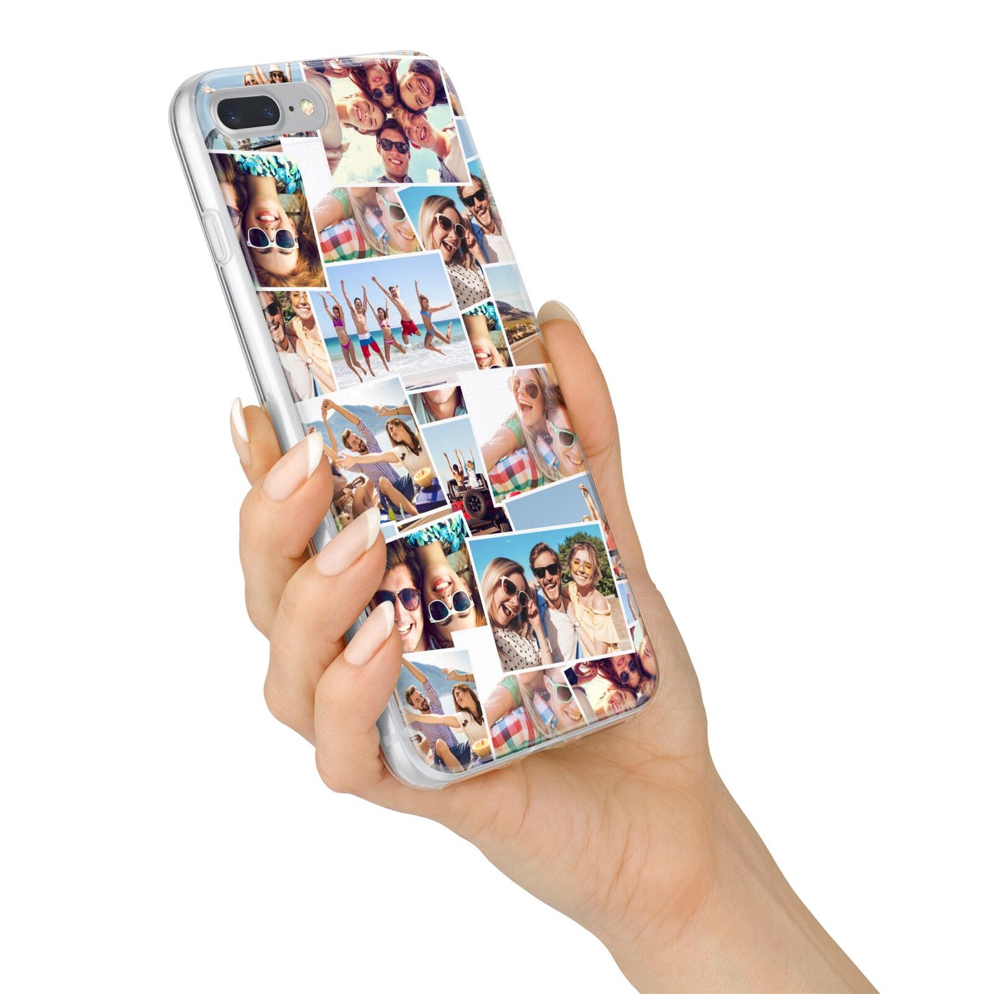 Photo Montage iPhone 7 Plus Bumper Case on Silver iPhone Alternative Image
