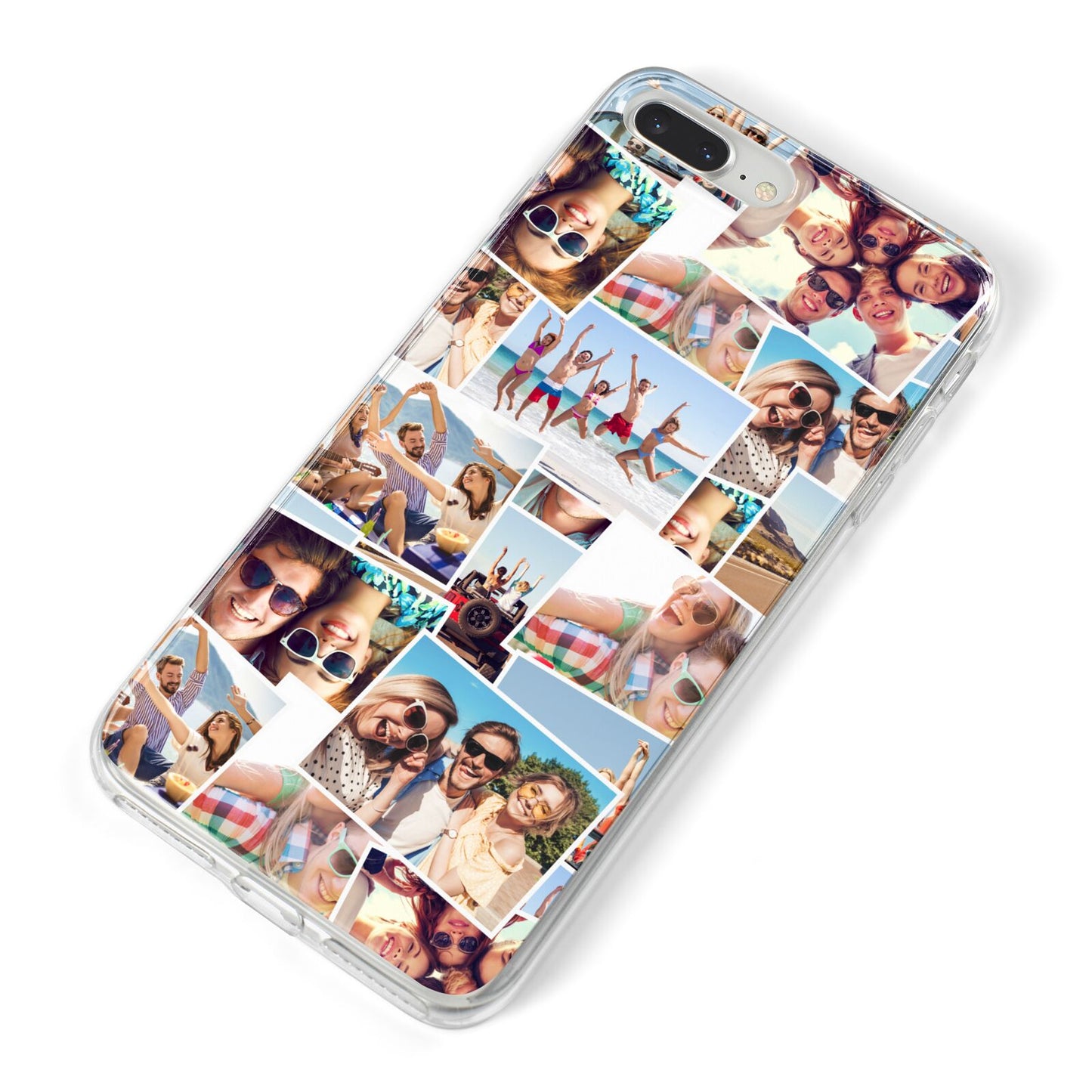 Photo Montage iPhone 8 Plus Bumper Case on Silver iPhone Alternative Image