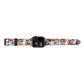 Photo Strip Montage Upload Apple Watch Strap Size 38mm Landscape Image Blue Hardware