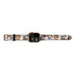 Photo Strip Montage Upload Apple Watch Strap Size 38mm Landscape Image Gold Hardware