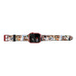 Photo Strip Montage Upload Apple Watch Strap Size 38mm Landscape Image Red Hardware