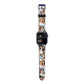 Photo Strip Montage Upload Apple Watch Strap Size 38mm with Blue Hardware