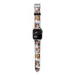 Photo Strip Montage Upload Apple Watch Strap Size 38mm with Silver Hardware